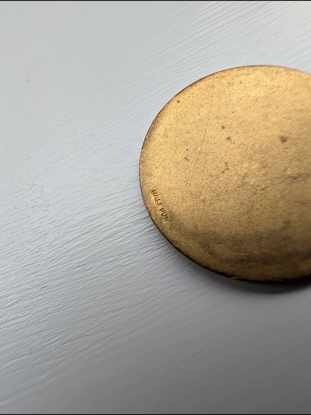 Sigma Chi 75th Anniversary Brass Medal - Oxford Ohio 1930
